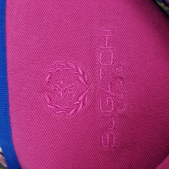 BUGATCHI Mens Short Sleeve Polo Pink Cotton Sz XXL - Picture 7 of 8